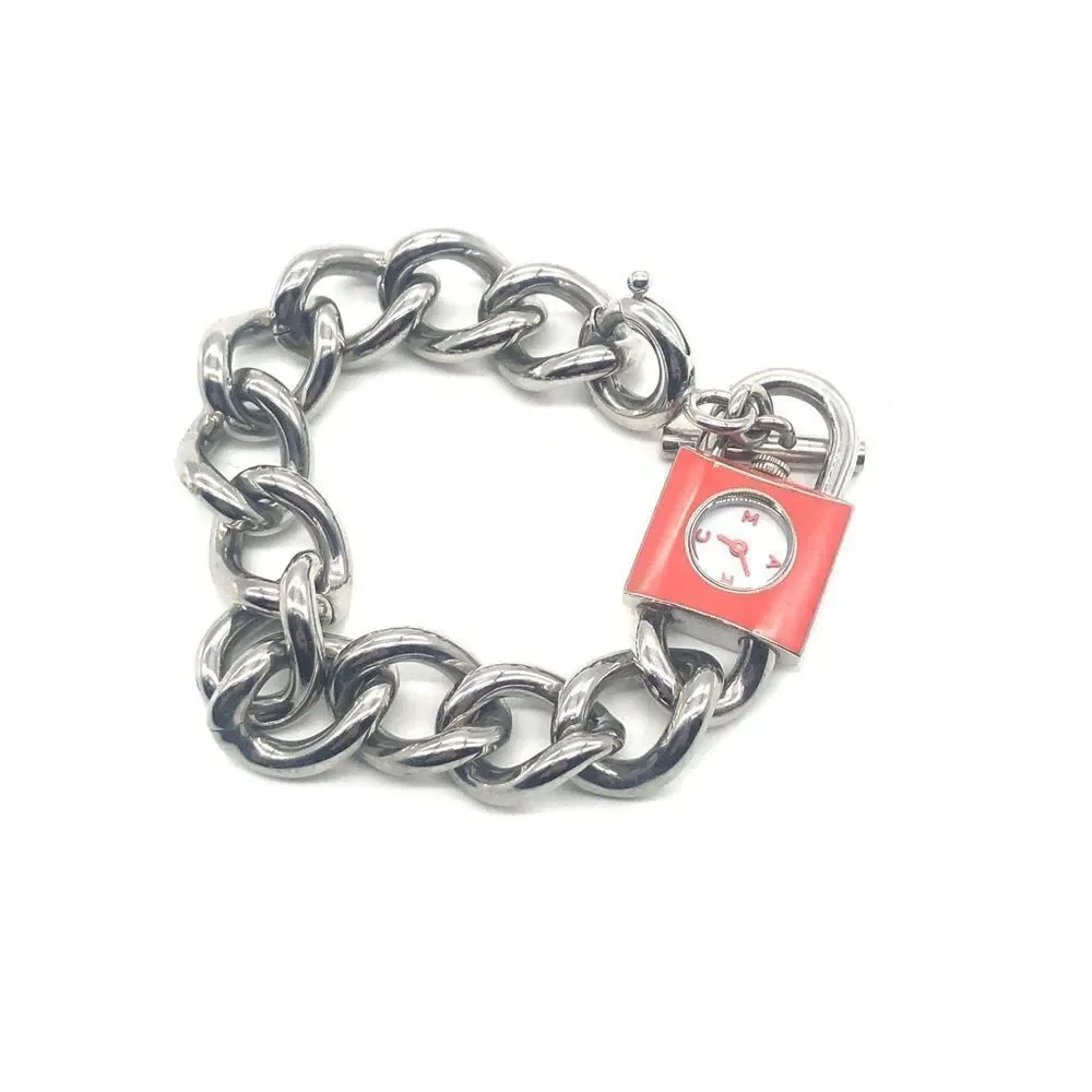 Marc by Marc Jacobs Padlock Watch Charm Bracelet